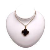 ヴァンクリーフ＆アーペル Van Cleef & Arpels マジックアルハンブラネックレス 750PG/レターウッド ジュエリー
