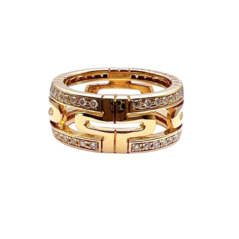 ブルガリ BVLGARI オープパレンテシリング 750 ジュエリー