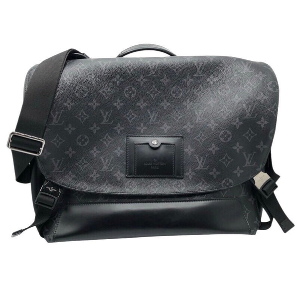 ルイ・ヴィトン LOUIS VUITTON メッセンジャー ヴォワヤージュMM M43276 ブラック モノグラム・エクリプス メンズ ショルダーバッグ