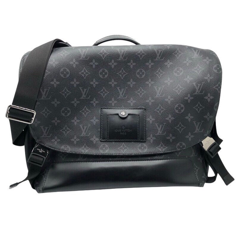 ルイ・ヴィトン LOUIS VUITTON メッセンジャー ヴォワヤージュMM M43276 ブラック モノグラム・エクリプス メンズ ショルダーバッグ