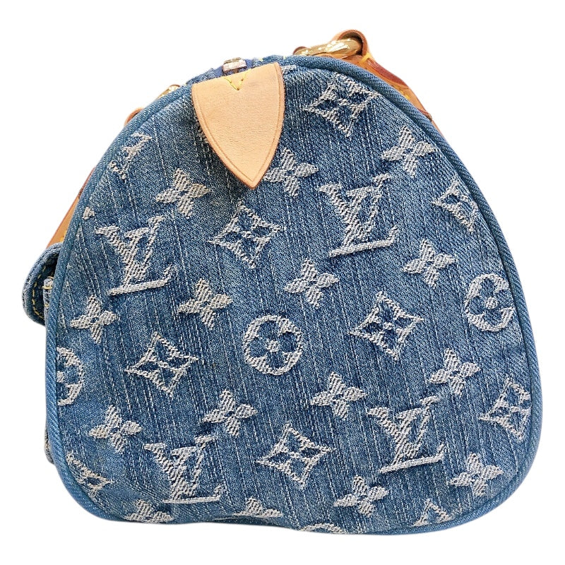 ルイ・ヴィトン LOUIS VUITTON ネオスピーディ M95019 ブルー モノグラムデニム レディース ハンドバッグ