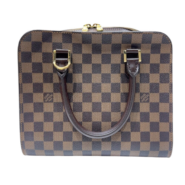 ルイ・ヴィトン LOUIS VUITTON トリアナ N51155 ブラウン　ゴールド金具 ダミエ レディース ハンドバッグ