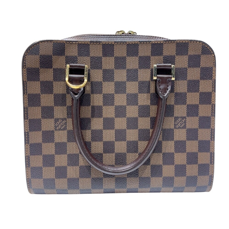 ルイ・ヴィトン LOUIS VUITTON トリアナ N51155 ブラウン ゴールド金具 ダミエ レディース ハンドバッグ |  中古ブランドリユースショップ OKURA(おお蔵)