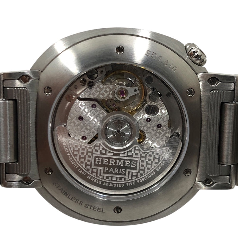 新品 定価94万✨今月購入HERMES CutSD1.510.630裏スケルトン エルメス HERMES エルメスカット SD1.510 ホワイト SS レディース