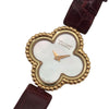 ヴァンクリーフ＆アーペル Van Cleef & Arpels スウィートアルハンブラ 2386240(VCARO8SF00) ホワイトシェル K18PG/革ベルト レディース 腕時計