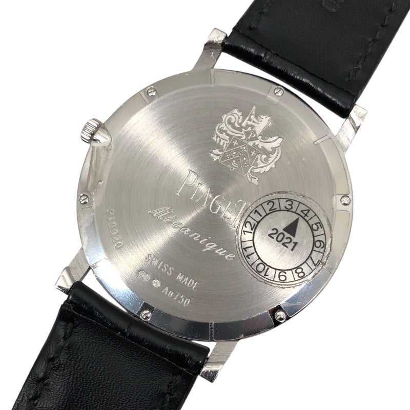 ピアジェ PIAGET アルティプラノ GOA39111 ブラック K18WG/レザー