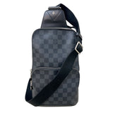 ルイ・ヴィトン LOUIS VUITTON アヴェニュー・スリングバッグ N41719 ブラック　シルバー金具 ダミエ・グラフィット メンズ ボディバッグ