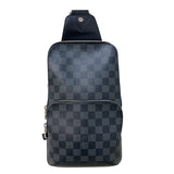 ルイ・ヴィトン LOUIS VUITTON アヴェニュー・スリングバッグ N41719 ブラック　シルバー金具 ダミエ・グラフィット メンズ ボディバッグ