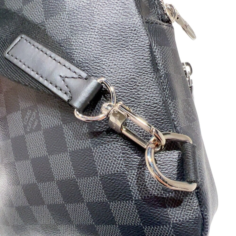 ルイ・ヴィトン LOUIS VUITTON アヴェニュー・スリングバッグ N41719 ブラック　シルバー金具 ダミエ・グラフィット メンズ ボディバッグ