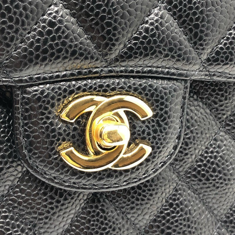 シャネル CHANEL マトラッセ23 A01113 ブラック×GD金具 キャビアスキン レディース ショルダーバッグ