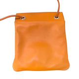 エルメス HERMES アリーヌミニ D刻印 オレンジ スイフト レディース ショルダーバッグ