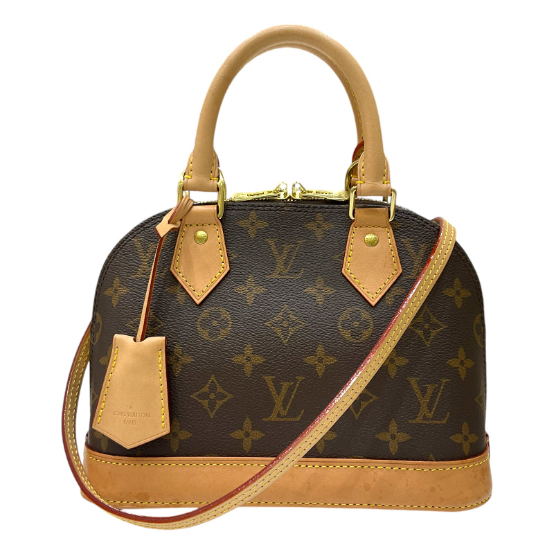 ルイ・ヴィトン LOUIS VUITTON アルマBB M53152 ブラウン モノグラム・キャンバス/レザー   レディース ハンドバッグ