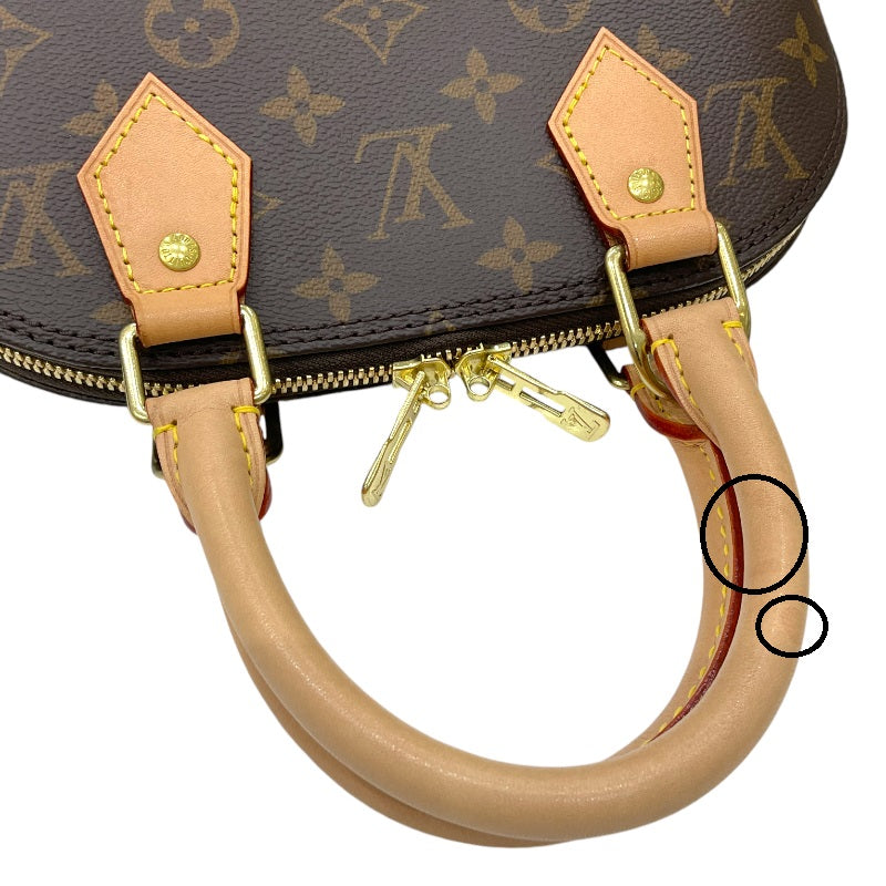 ルイ・ヴィトン LOUIS VUITTON アルマBB M53152 ブラウン モノグラム・キャンバス/レザー   レディース ハンドバッグ