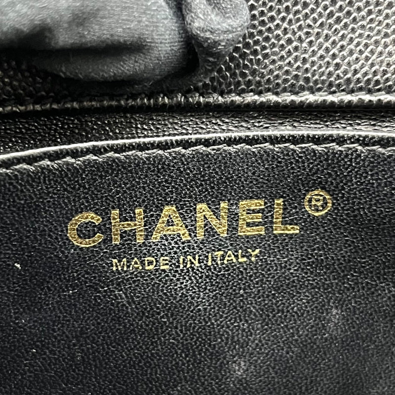 シャネル CHANEL ボーイシャネル25 A67086 ブラック アンティークゴールド金具 キャビアスキン レディース ショルダーバッグ