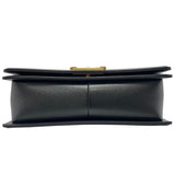シャネル CHANEL ボーイシャネル25 A67086 ブラック アンティークゴールド金具 キャビアスキン レディース ショルダーバッグ
