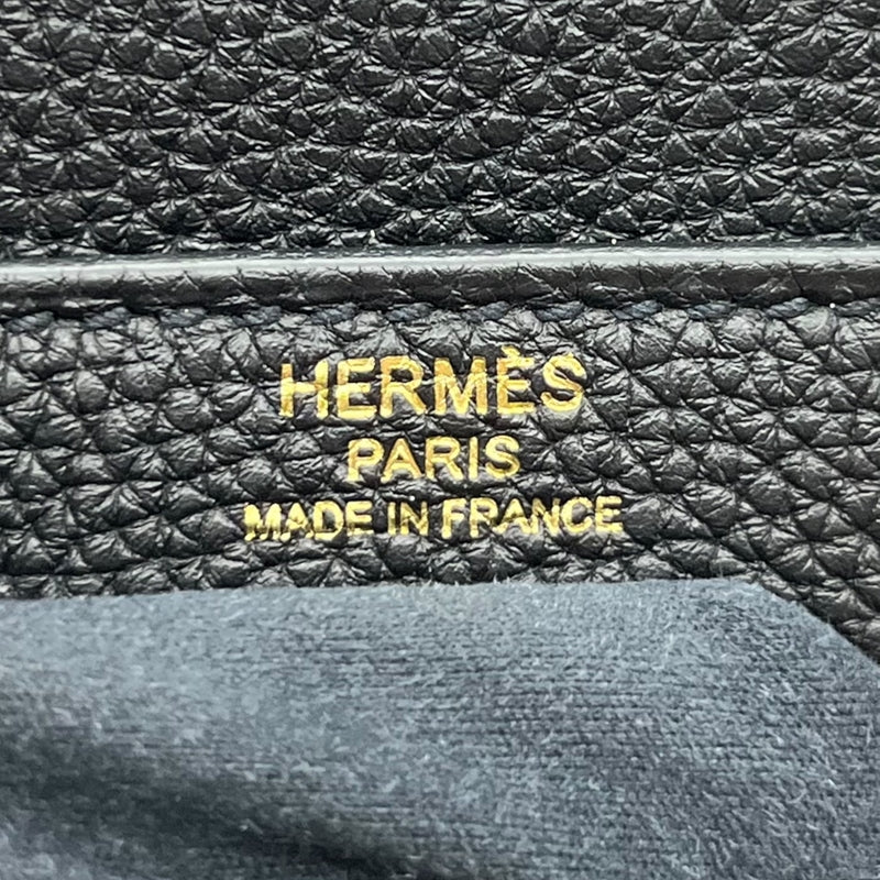 エルメス HERMES ケリー28 内縫い D刻印 ブラック ゴールド金具 トゴ レディース ハンドバッグ