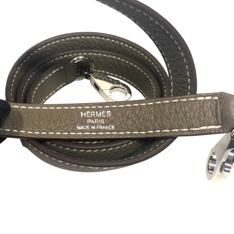 エルメス HERMES バーキン25 内縫い U刻 エトゥープ シルバー金具 トゴ レディース ハンドバッグ