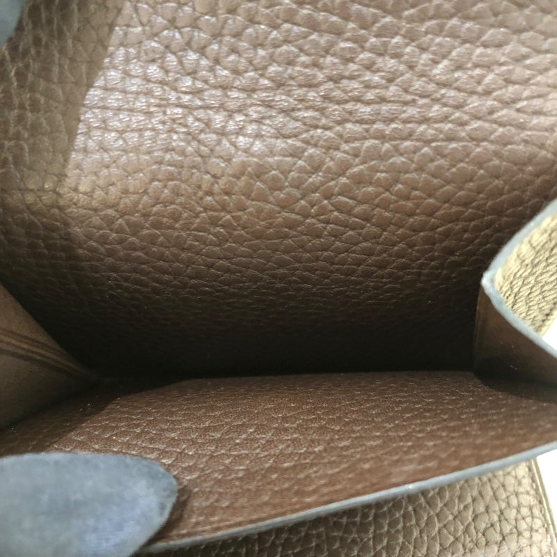 エルメス HERMES イリア B刻 カカオ ヴァッシュギャロップ レディース コインケース