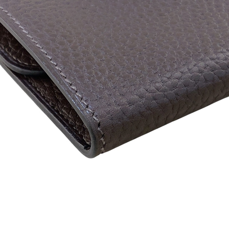 エルメス HERMES イリア B刻 カカオ ヴァッシュギャロップ レディース コインケース