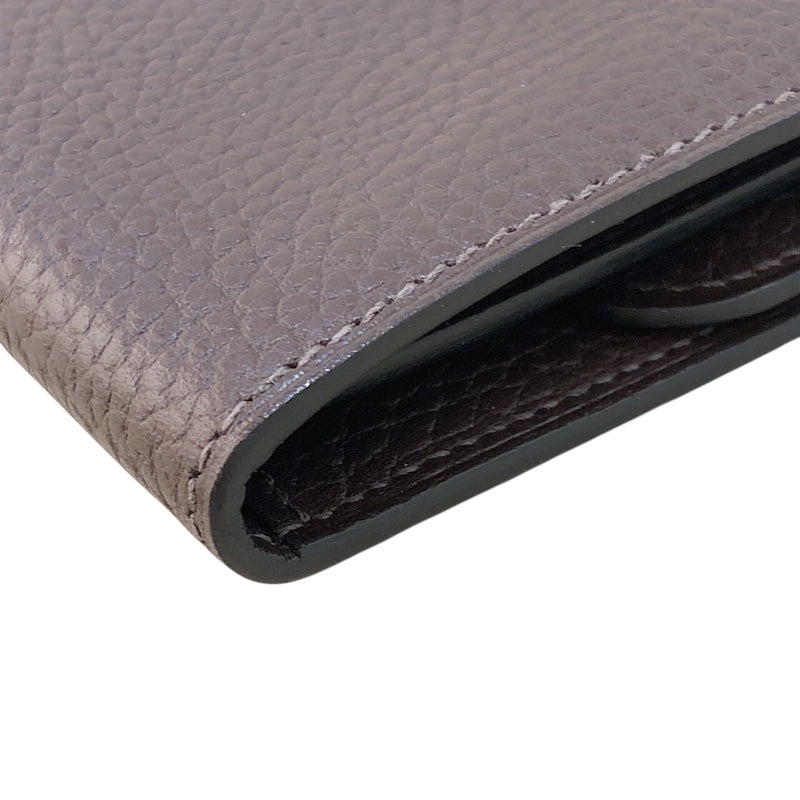 エルメス HERMES イリア B刻 カカオ ヴァッシュギャロップ レディース コインケース