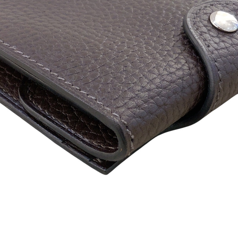 エルメス HERMES イリア B刻 カカオ ヴァッシュギャロップ レディース コインケース