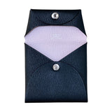 エルメス HERMES バスティア　ヴェルソ W刻 ブラック/モーヴペール シェーブル レディース コインケース
