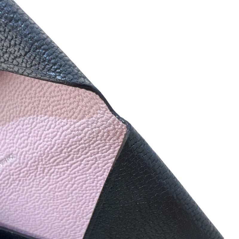 エルメス HERMES バスティア ヴェルソ W刻 ブラック/モーヴペール