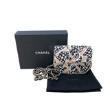 シャネル CHANEL ミニマトラッセチェーンショルダーバッグ ベージュ/ゴールド金具 キャンバス キャンバス レディース ショルダーバッグ