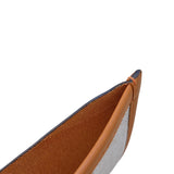 エルメス HERMES プティアッシュポーチ オレンジ トワル/エバーカラー レディース ポーチ