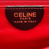 セリーヌ CELINE サークルロゴショルダー ブラック レザー レディース ショルダーバッグ