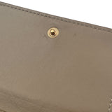 バーバリープローサム BURBERRY PRORSUM コンパクトウォレット ベージュ レザー レディース 三つ折り財布
