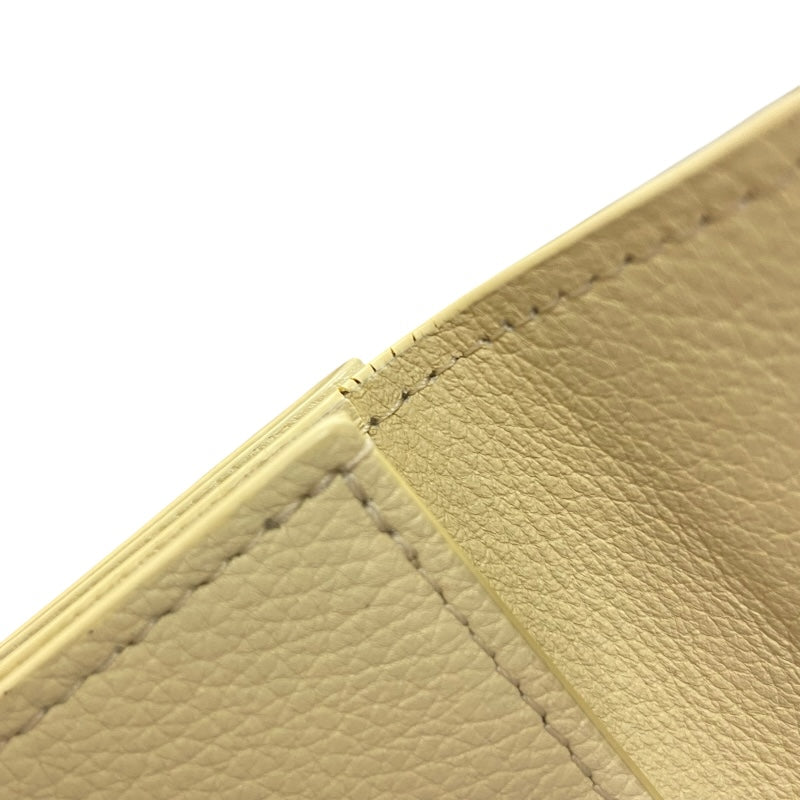 ルイ・ヴィトン LOUIS VUITTON ポルトフォイユ・ロックミニ M68483 バナナ トリヨンクレマンス レディース 三つ折り財布