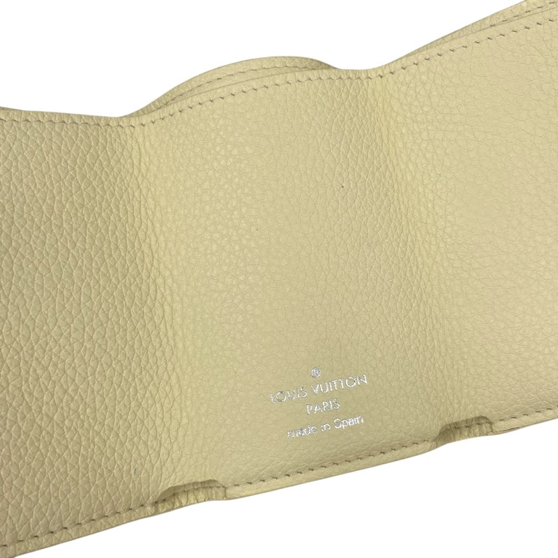 ルイ・ヴィトン LOUIS VUITTON ポルトフォイユ・ロックミニ M68483 バナナ トリヨンクレマンス レディース 三つ折り財布