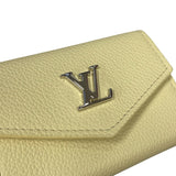 ルイ・ヴィトン LOUIS VUITTON ポルトフォイユ・ロックミニ M68483 バナナ トリヨンクレマンス レディース 三つ折り財布