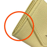 ルイ・ヴィトン LOUIS VUITTON ポルトフォイユ・ロックミニ M68483 バナナ トリヨンクレマンス レディース 三つ折り財布