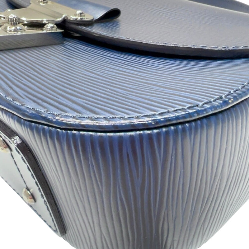 ルイ・ヴィトン LOUIS VUITTON エデンPM M40651 ネイビー　シルバー金具 エピ レディース ショルダーバッグ