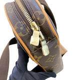 ルイ・ヴィトン LOUIS VUITTON ポシェット・ガンジュ M51870 ブラウン ゴールド金具 モノグラム レディース ショルダーバッグ