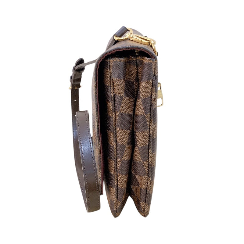 ルイ・ヴィトン LOUIS VUITTON ホクストンGM N41253 ブラウン ダミエ レディース ショルダーバッグ