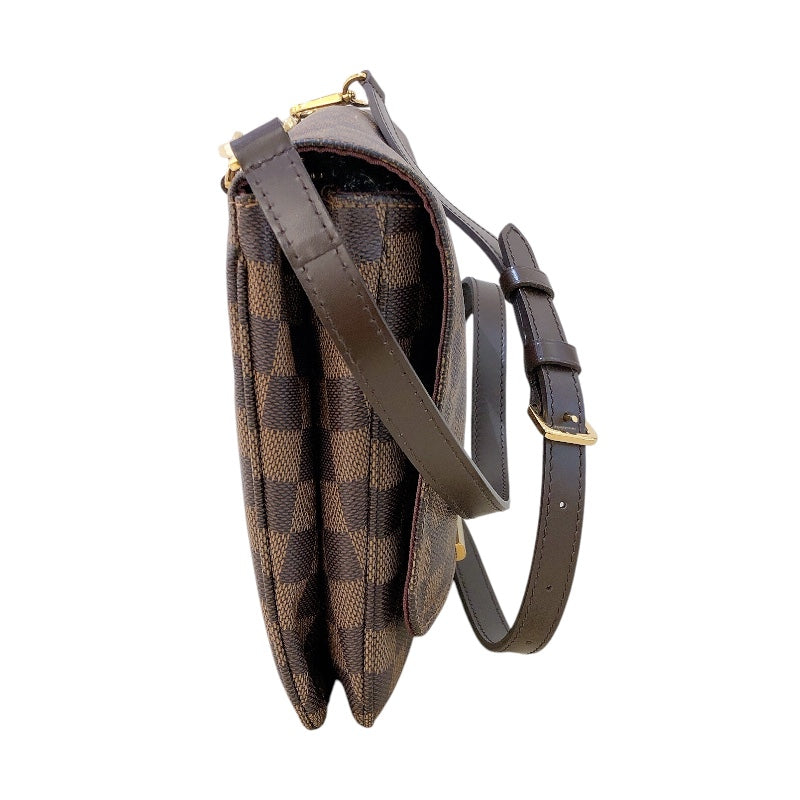 ルイ・ヴィトン LOUIS VUITTON ホクストンGM N41253 ブラウン ダミエ レディース ショルダーバッグ