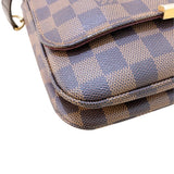 ルイ・ヴィトン LOUIS VUITTON ホクストンGM N41253 ブラウン ダミエ レディース ショルダーバッグ