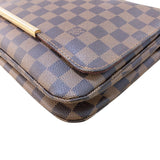 ルイ・ヴィトン LOUIS VUITTON ホクストンGM N41253 ブラウン ダミエ レディース ショルダーバッグ