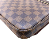 ルイ・ヴィトン LOUIS VUITTON ホクストンGM N41253 ブラウン ダミエ レディース ショルダーバッグ