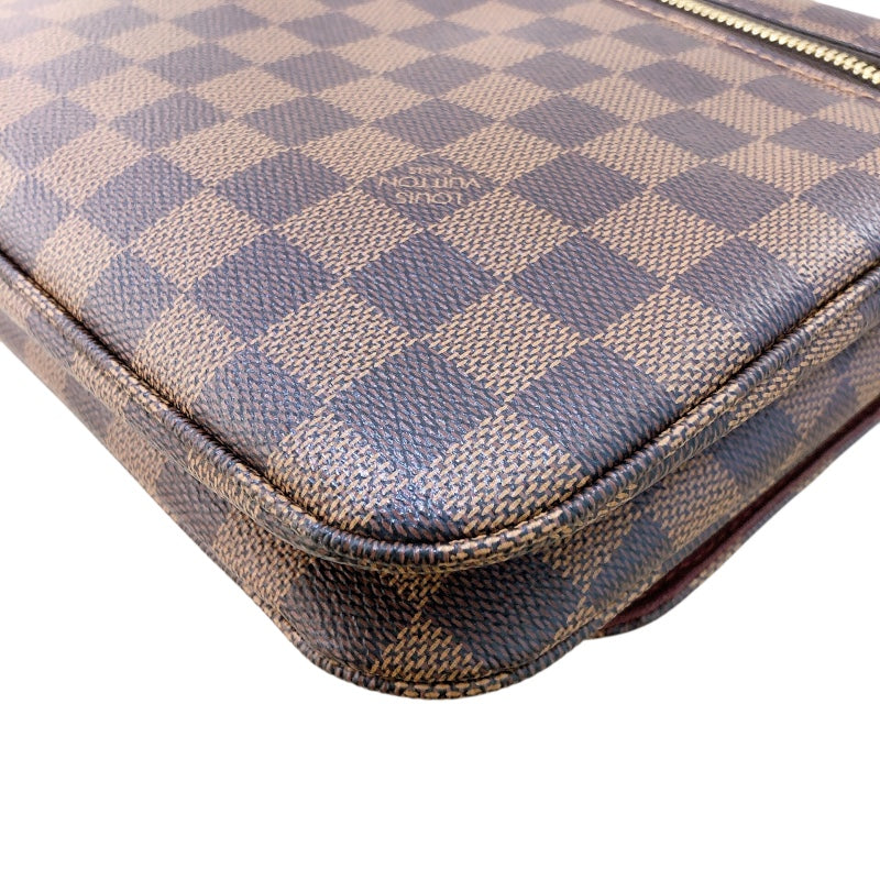 ルイ・ヴィトン LOUIS VUITTON ホクストンGM N41253 ブラウン ダミエ レディース ショルダーバッグ