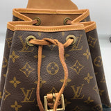 ルイ・ヴィトン LOUIS VUITTON モンスリMM M51136 モノグラム モノグラム・キャンバス レディース リュック・デイパック