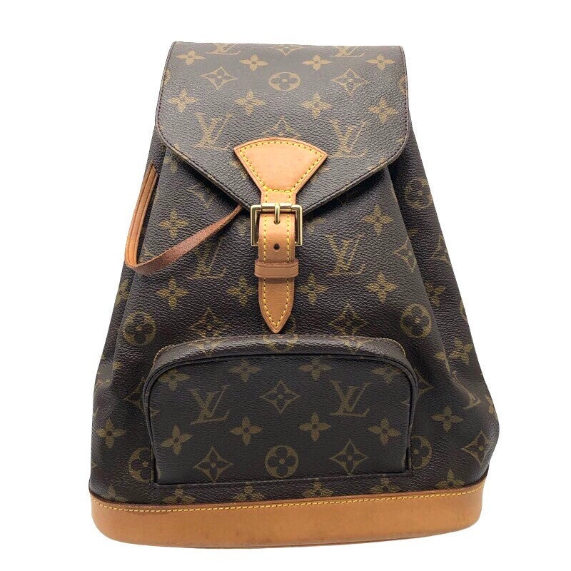 ルイ・ヴィトン LOUIS VUITTON モンスリMM M51136 モノグラム モノグラム・キャンバス レディース リュック・デイパック