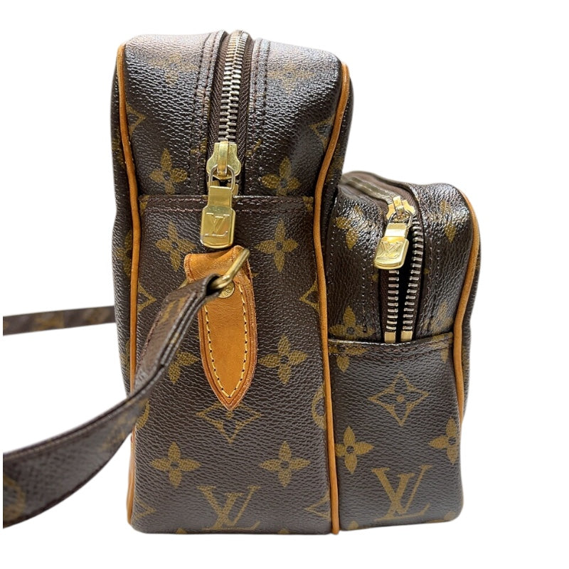 ルイ・ヴィトン LOUIS VUITTON ナイル M45244 ブラウン　ゴールド金具 モノグラム レディース ショルダーバッグ