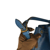 ルイ・ヴィトン LOUIS VUITTON プチ・ノエ M44105 ブルー エピレザー ショルダーバッグ