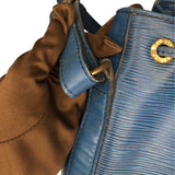ルイ・ヴィトン LOUIS VUITTON プチ・ノエ M44105 ブルー エピレザー ショルダーバッグ
