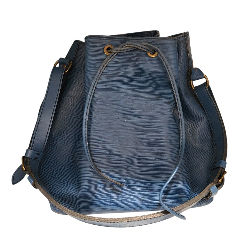 ルイ・ヴィトン LOUIS VUITTON プチ・ノエ M44105 ブルー エピレザー ショルダーバッグ