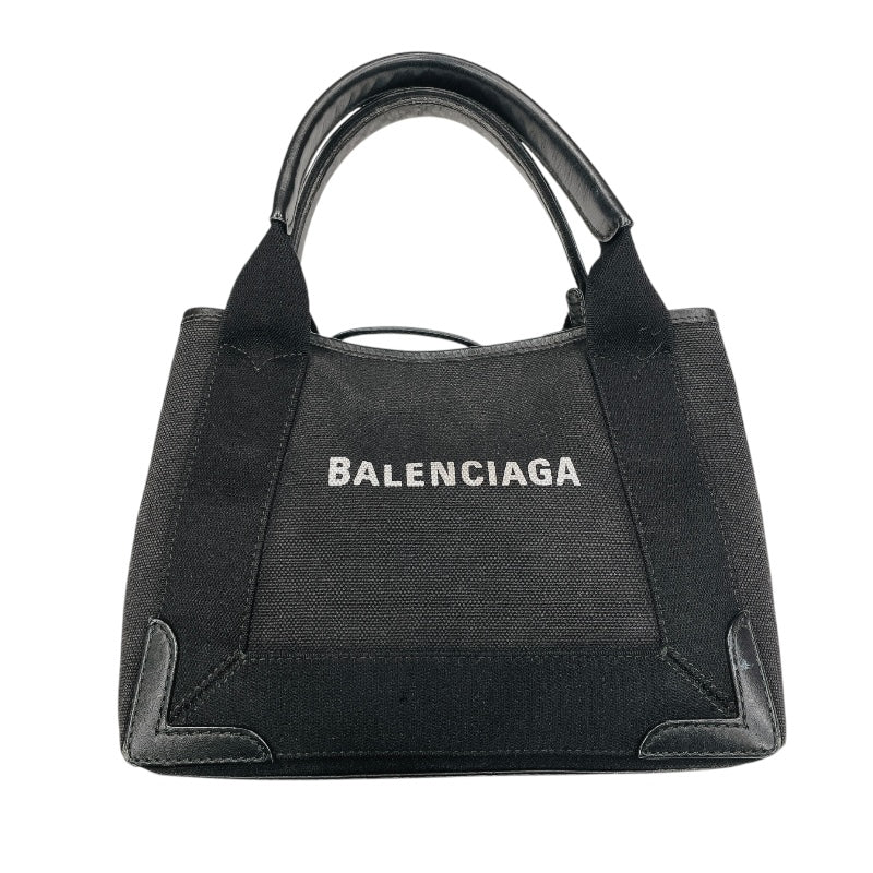 バレンシアガ BALENCIAGA ネイビーカバスXS 390346  キャンバス ユニセックス ハンドバッグ